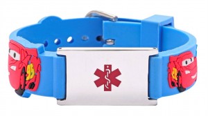 Children's Rubber Watch Band - Blue