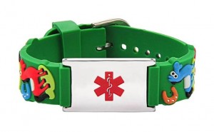 Children's Rubber Watch Band - Green